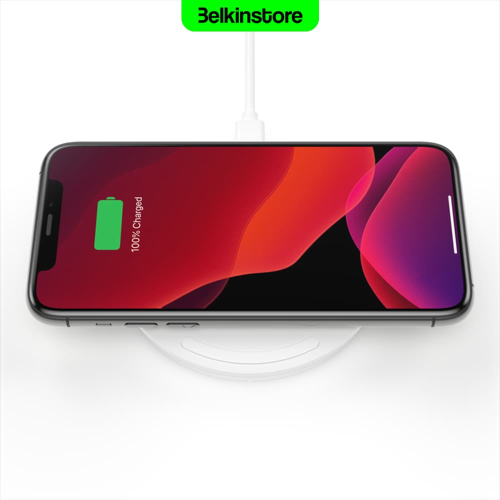شارژ وایرلس 10وات بلکین- Boost Charge Wireless Pad – بدون شارژر 18 واتی – مدل WIA001bt — تصویر ۵