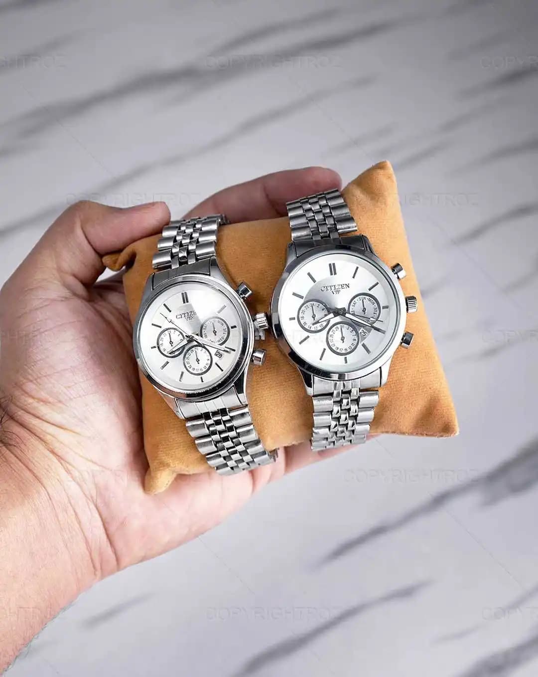ست ساعت مچی سیتیزن CITIZEN طرح VIP مدل 1327 — تصویر ۸