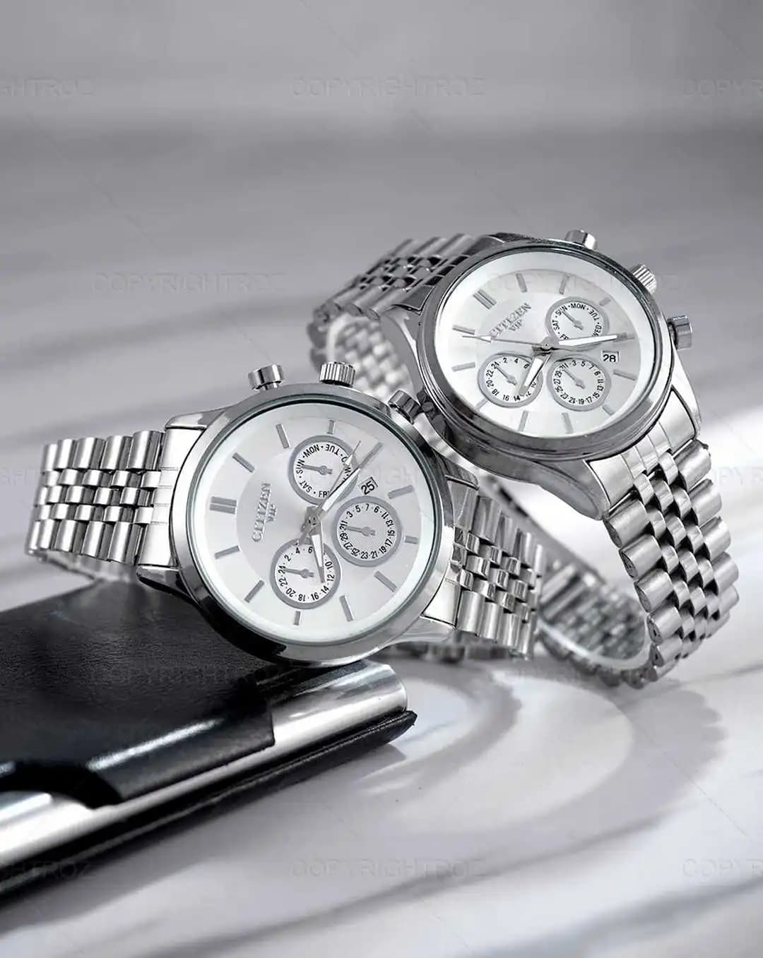 ست ساعت مچی سیتیزن CITIZEN طرح VIP مدل 1327 — تصویر ۷
