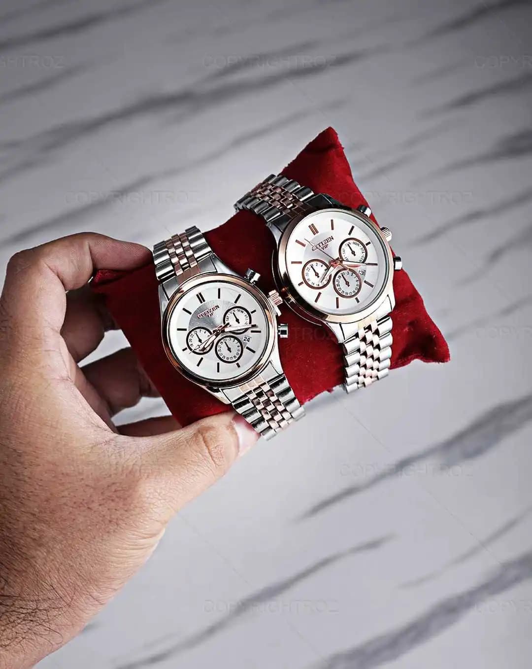 ست ساعت مچی سیتیزن CITIZEN طرح VIP مدل 1324 — تصویر ۸