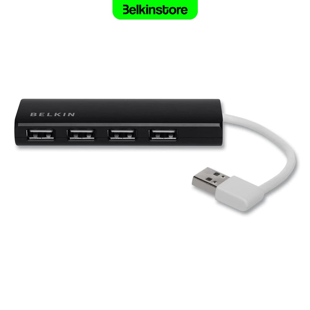 هاب 4 پورت USB بلکین – Travel Hub – مدل F4U042bt — تصویر ۳