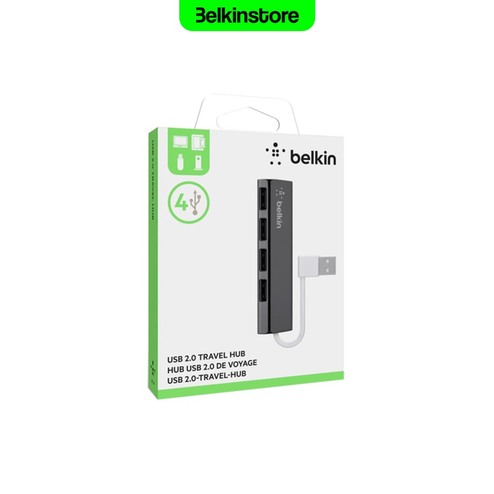 هاب 4 پورت USB بلکین – Travel Hub – مدل F4U042bt — تصویر ۷