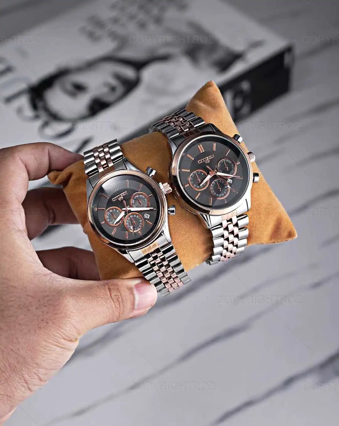 ست ساعت مچی سیتیزن CITIZEN طرح VIP مدل 1321 — تصویر ۸