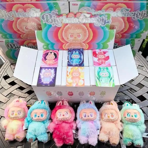 عروسک اورجینال لبوبو مدل انرژی Energy پاپ مارت اصلی Pop Mart Labubu The Monsters — تصویر ۵