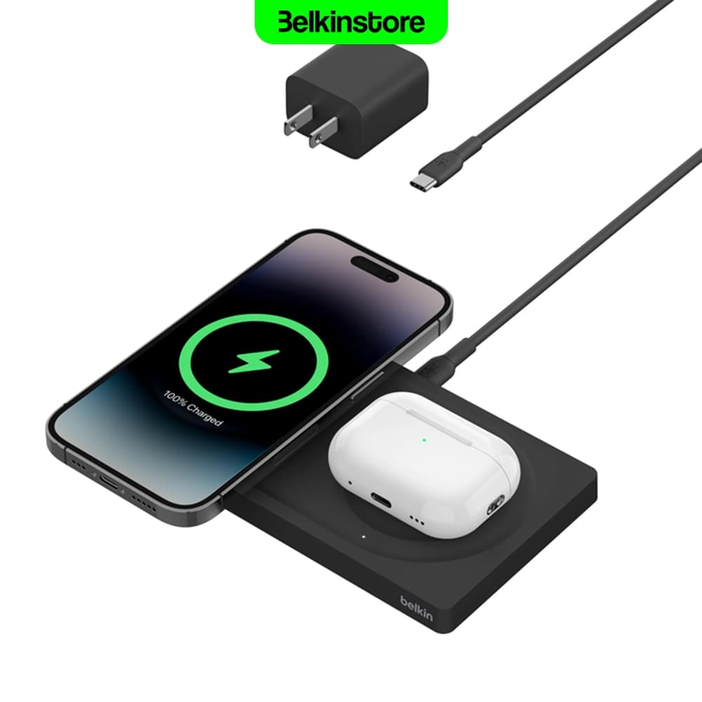 شارژ بیسیم 2 در 1 بلکین – BoostCharge Pro – مدل WIZ019tt