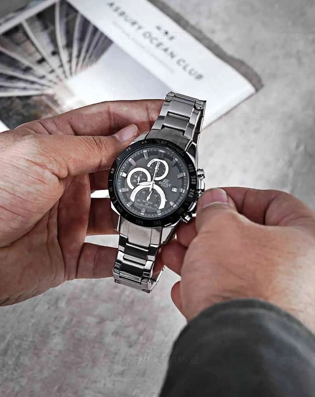 ساعت مچی مردانه کاسیو CASIO طرح EDIFICE مدل 1274 — تصویر ۶