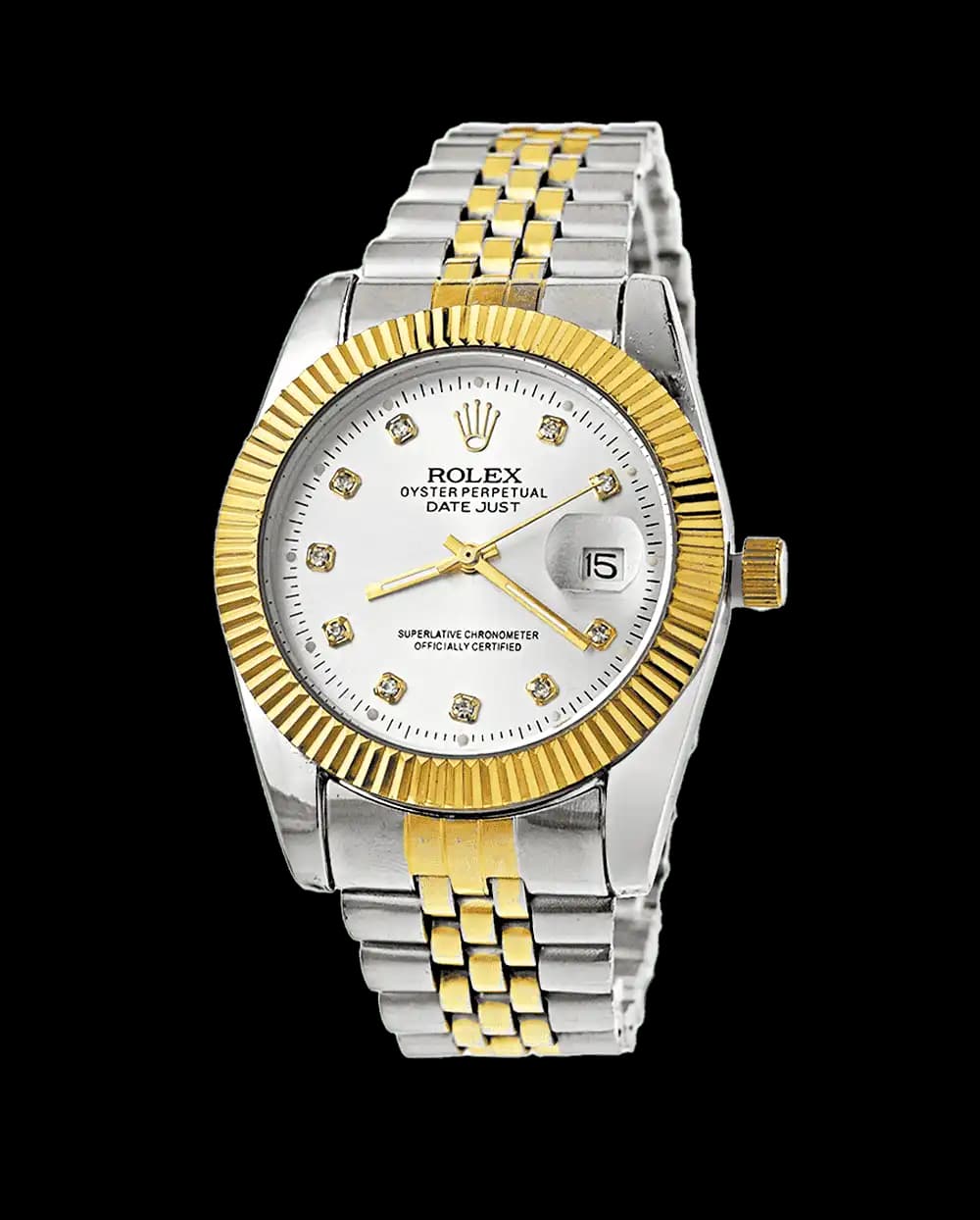 ساعت مچی مردانه رولکس ROLEX طرح دیت جاست مدل 1268