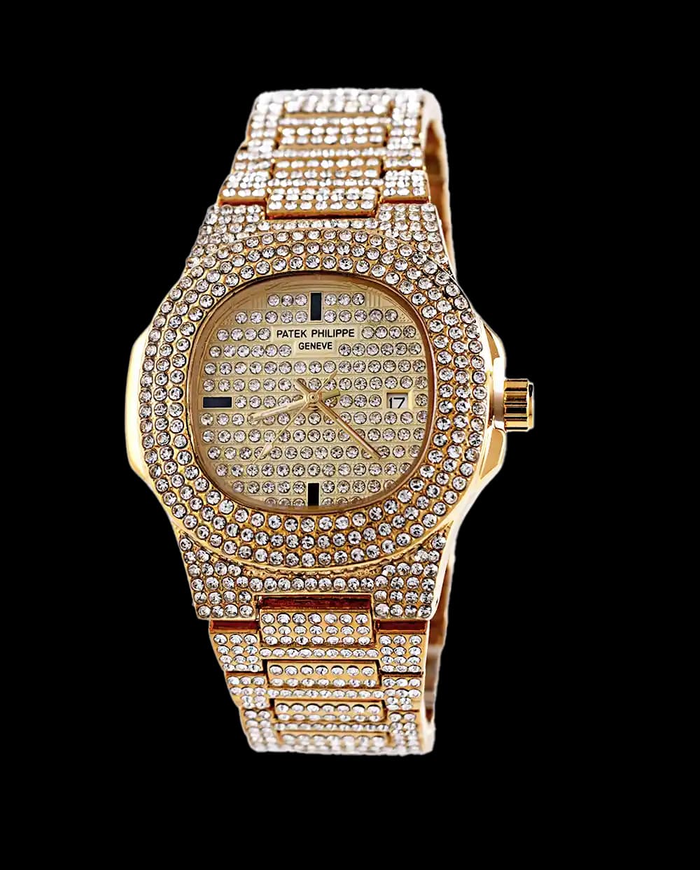 ساعت مچی پتک فیلیپ PATEK PHILIPPE طرح فول نگین مدل 1265 — تصویر ۲