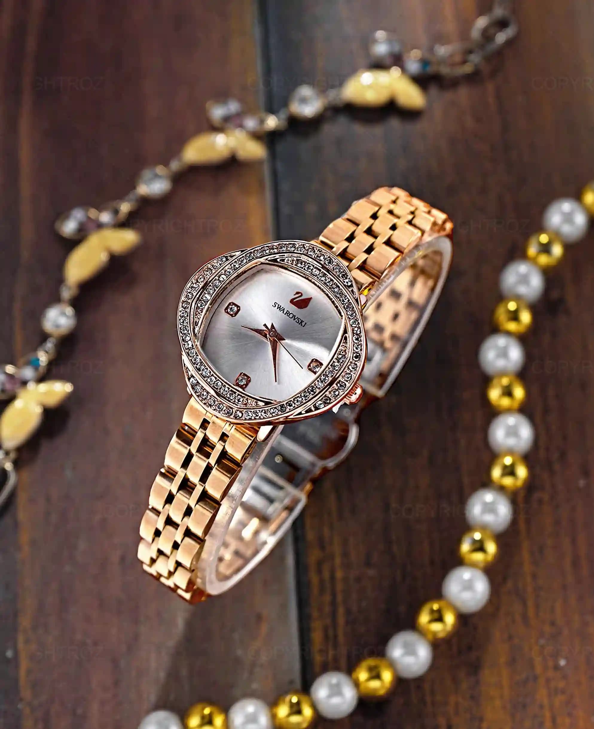 ساعت مچی زنانه سواروسکی SWAROVSKI مدل 1228 — تصویر ۳