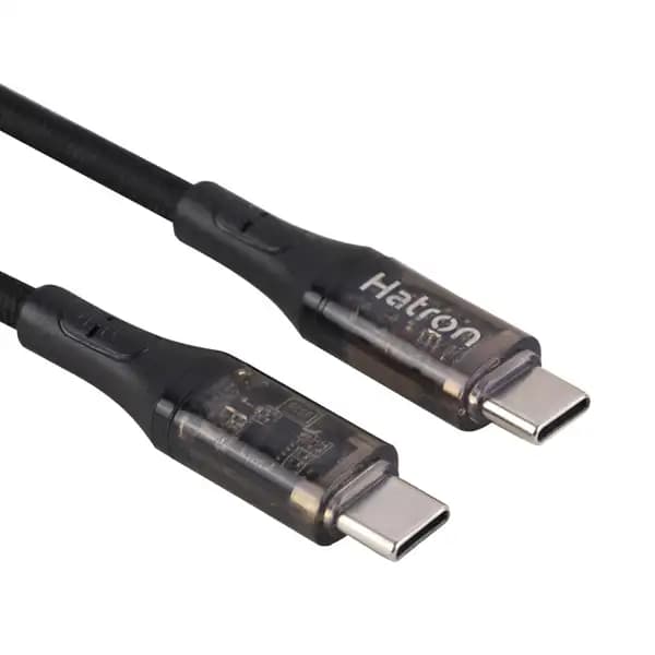 کابل تبدیل USB-C هترون Hatron مدل HC612DB طول 1 متر — تصویر ۷