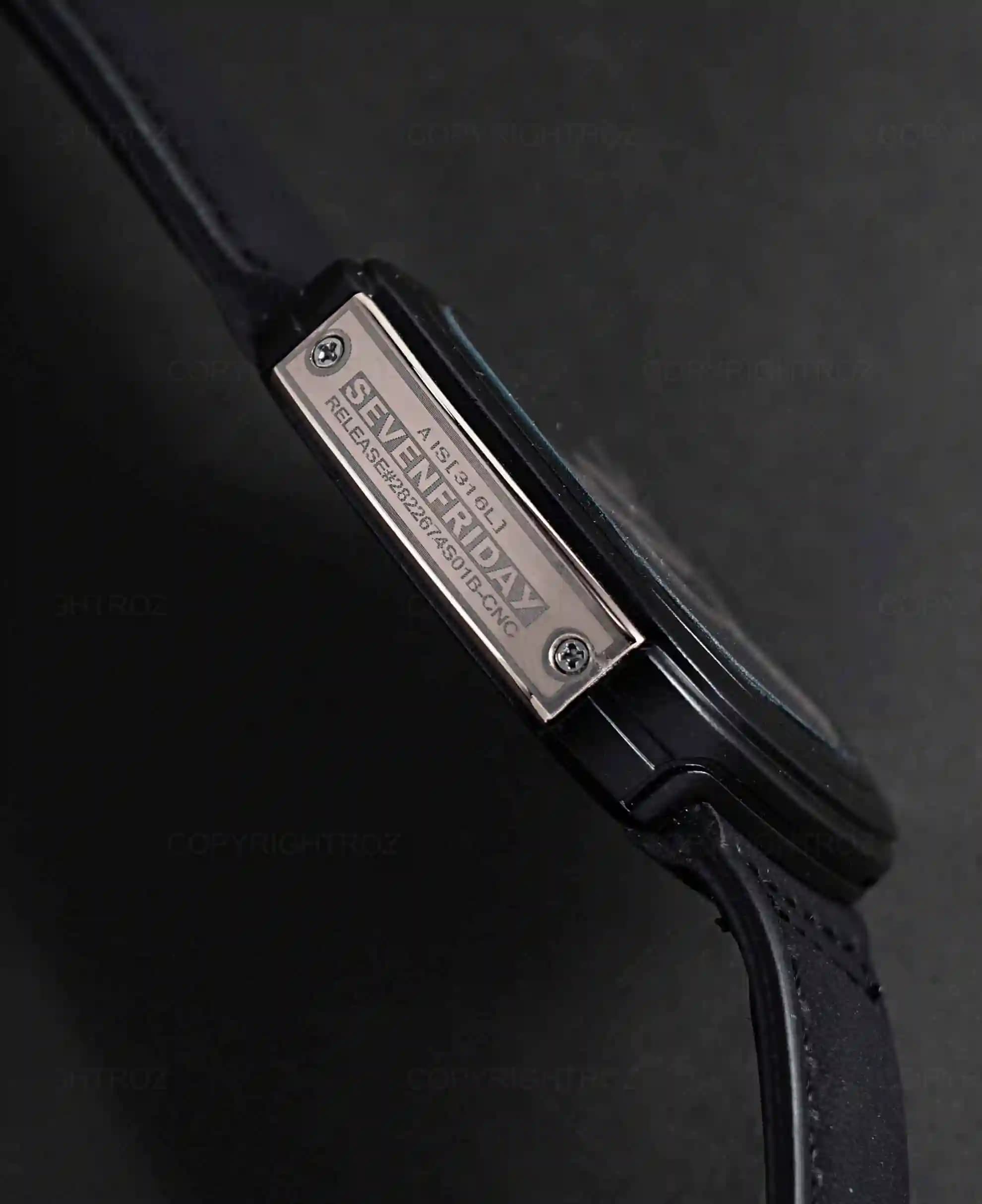 ساعت مچی مردانه سون فرایدی SEVENFRIDAY مشکی مدل 1222 — تصویر ۷
