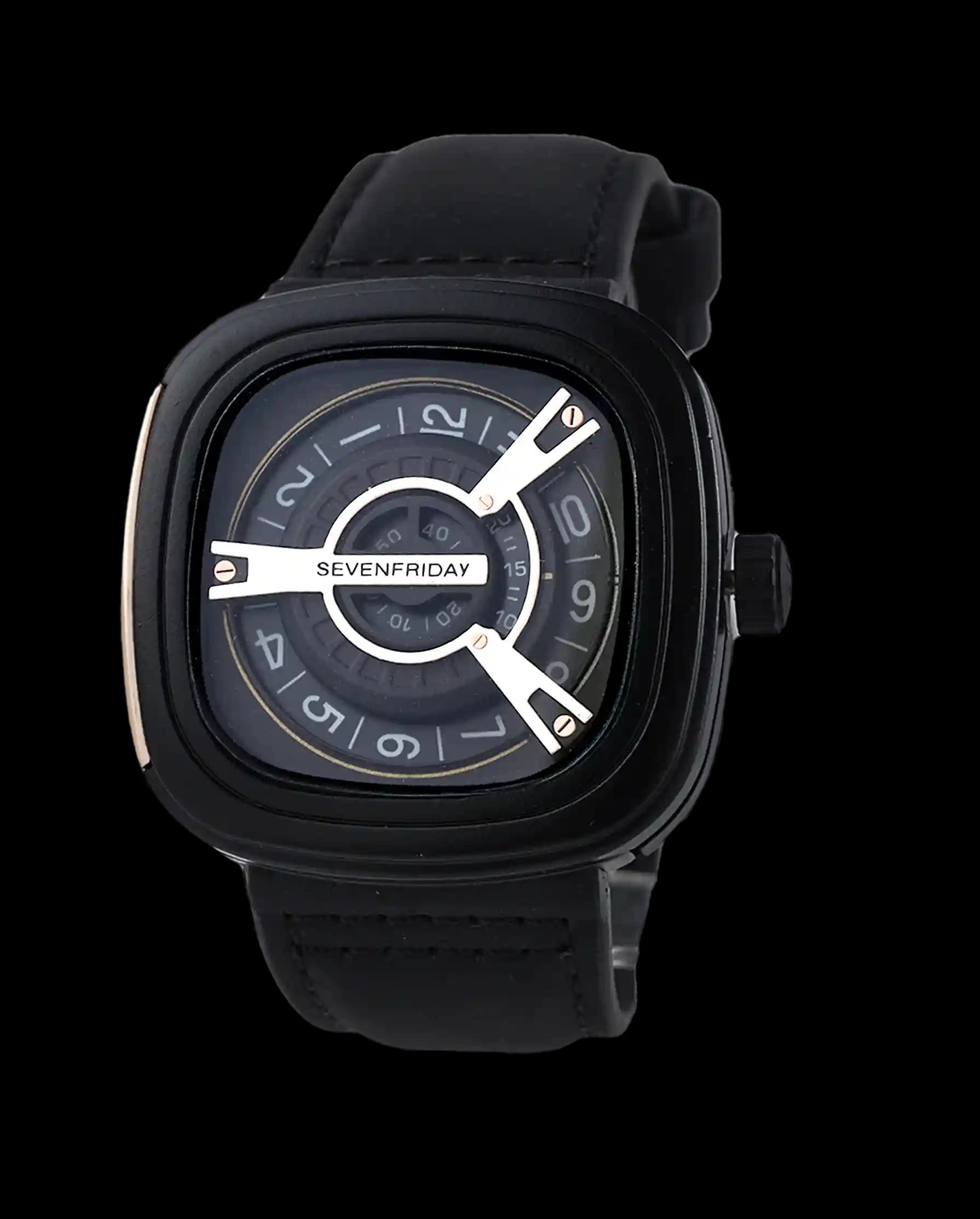 ساعت مچی مردانه سون فرایدی SEVENFRIDAY مشکی مدل 1222