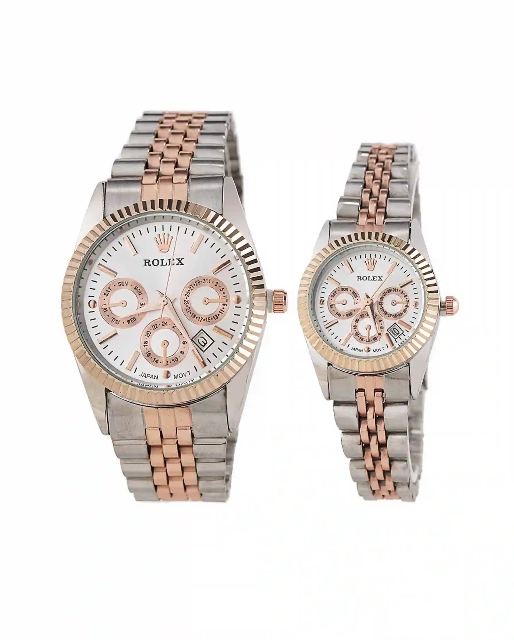 ست ساعت مچی مردانه و زنانه رولکس ROLEX مدل 1218