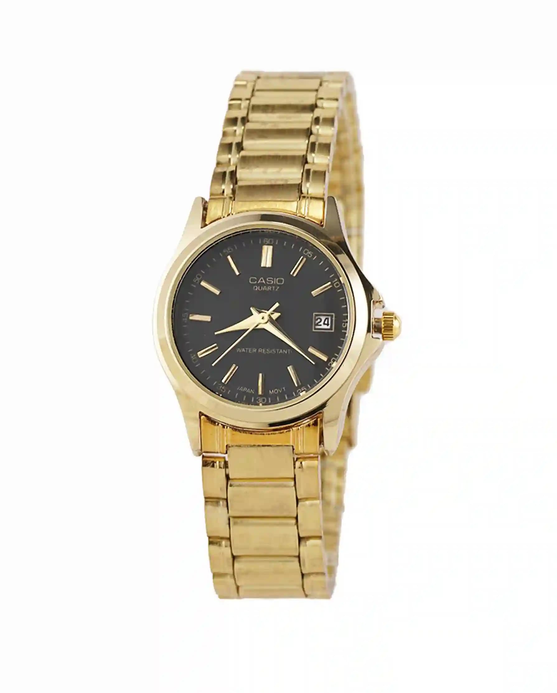 ساعت مچی زنانه کاسیو CASIO طلایی مدل 1216