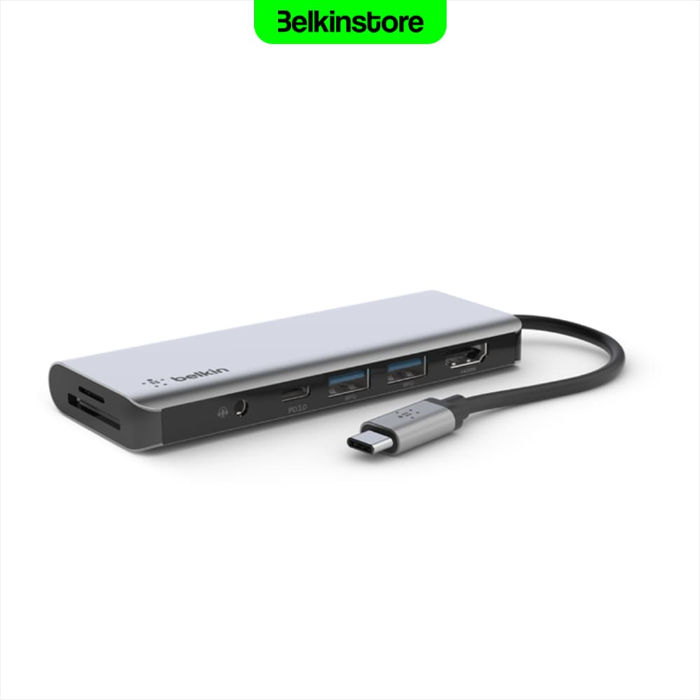 هاب 7 پورت تایپ سی بلکین – Connect – مدل AVC009btSGY — تصویر ۴