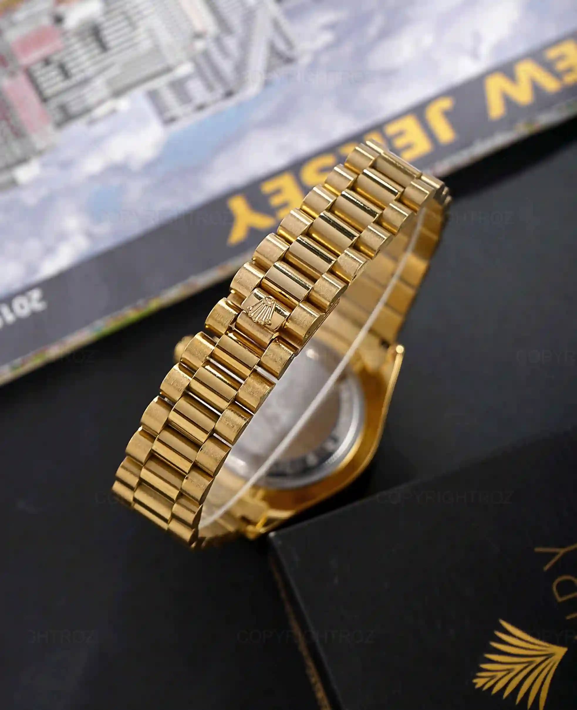 ساعت مچی مردانه رولکس ROLEX طرح تاج مدل1213 — تصویر ۵