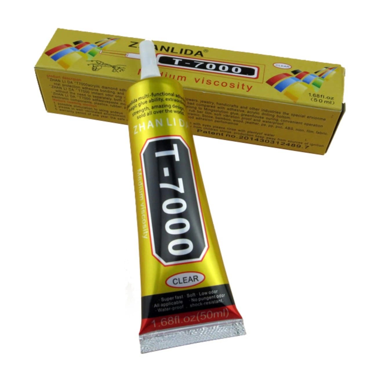 چسب موبایل تاچ LCD مدل T7000 ZHANLIDA (50ml) (مشکی)
