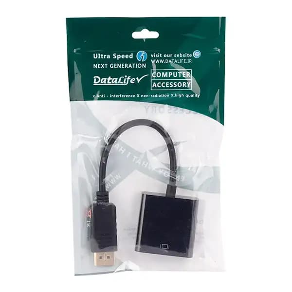 کابل تبدیل DISPLAYPORT به hdmi مدل DATALIFE — تصویر ۳