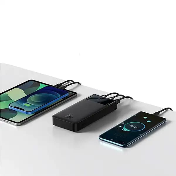 پاوربانک 30000 هزار میلی آمپر بیسوس 15 واتی مدل Bipow digital display — تصویر ۵