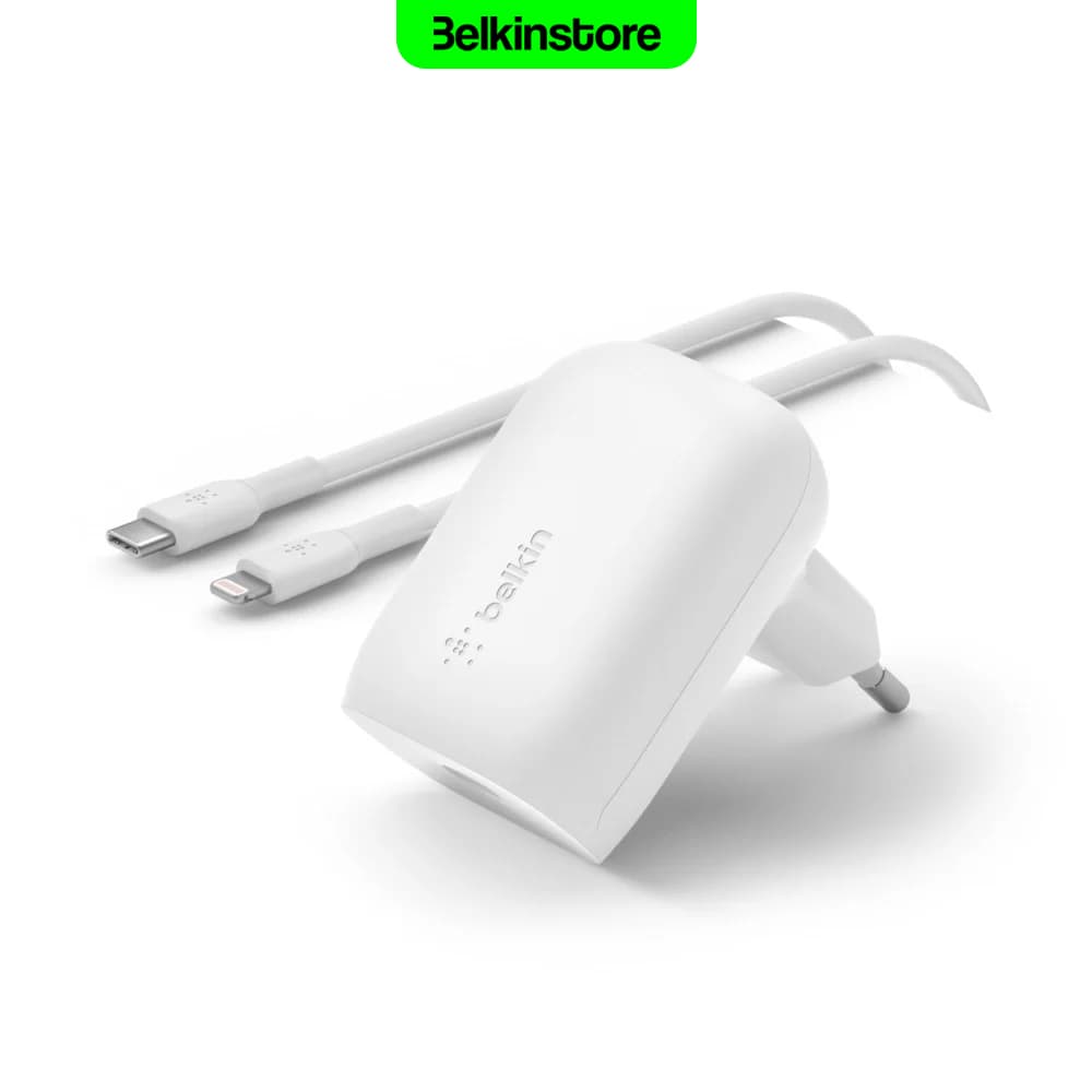 شارژر دیواری 30وات با کابل لایتنینگ بلکین – BoostCharge – مدل WCA005vf1MWH-B5 — تصویر ۷