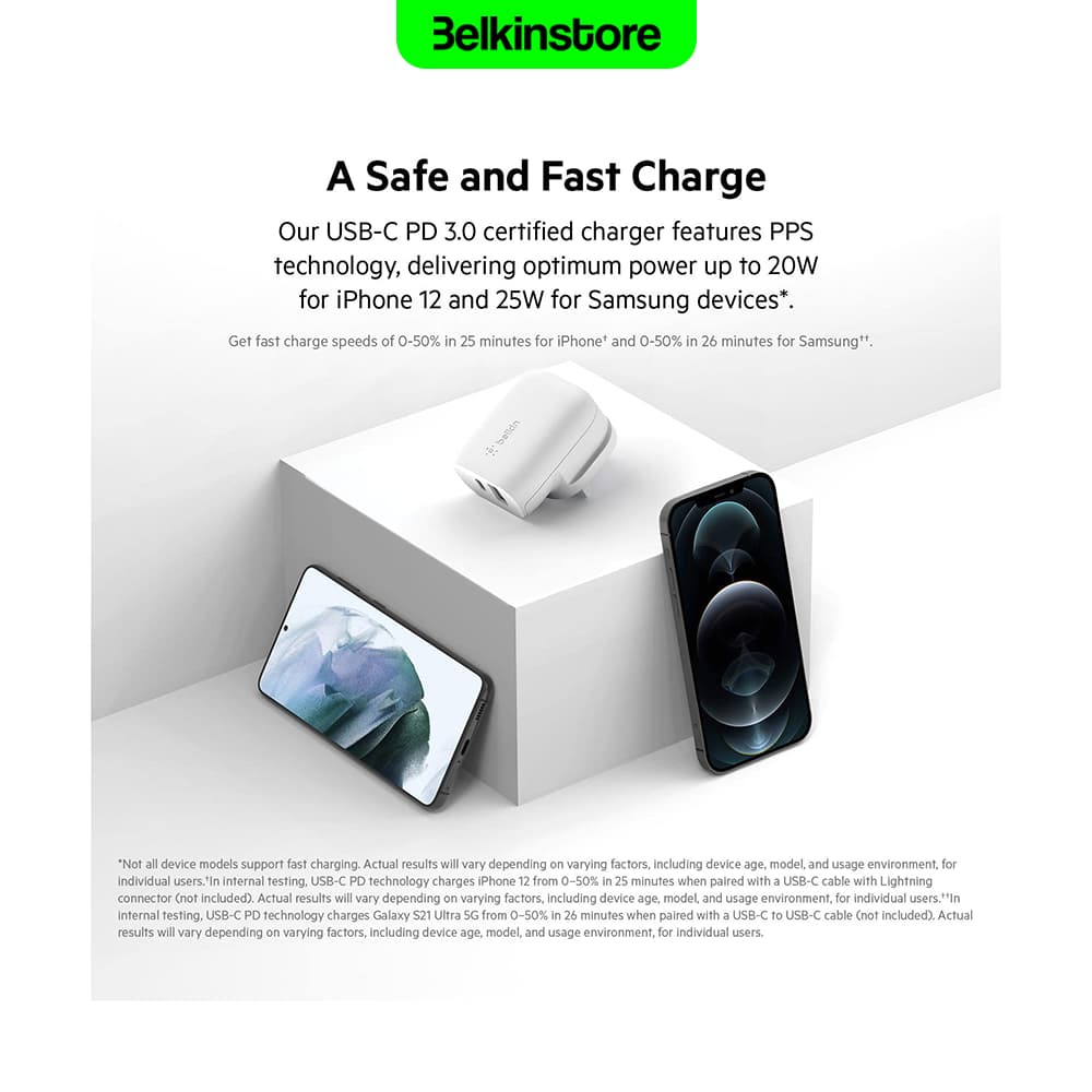 شارژر دیواری 37وات بلکین- BoostCharge – مدل WCB007 — تصویر ۸