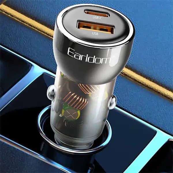 شارژر فندکی فست شارژ ارلدام مدل ES-CC31 3A QC 30W — تصویر ۸