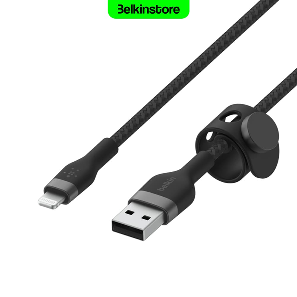 کابل لایتنینگ 1متری بلکین- BoostCharge Pro Flex – مدل CAA010bt1M — تصویر ۵