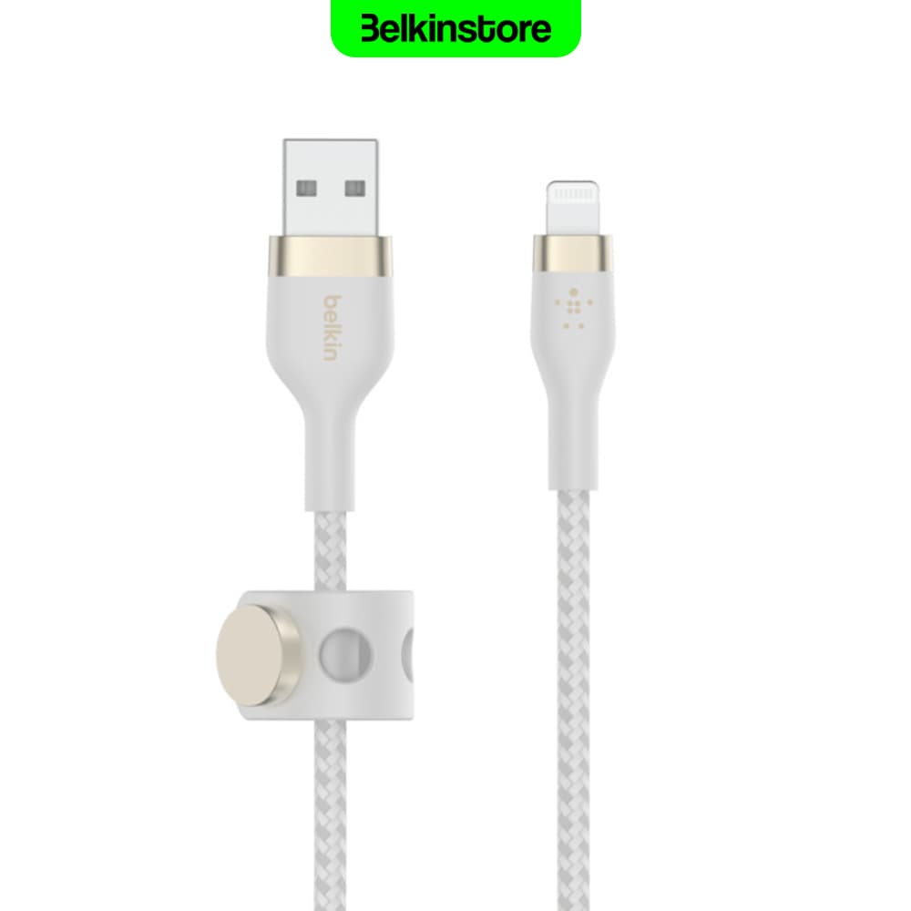 کابل لایتنینگ 1متری بلکین- BoostCharge Pro Flex – مدل CAA010bt1M — تصویر ۷