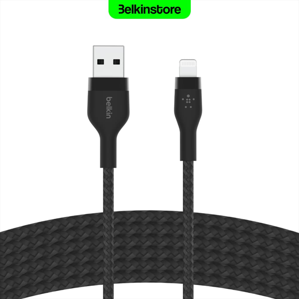 کابل لایتنینگ 1متری بلکین- BoostCharge Pro Flex – مدل CAA010bt1M — تصویر ۴