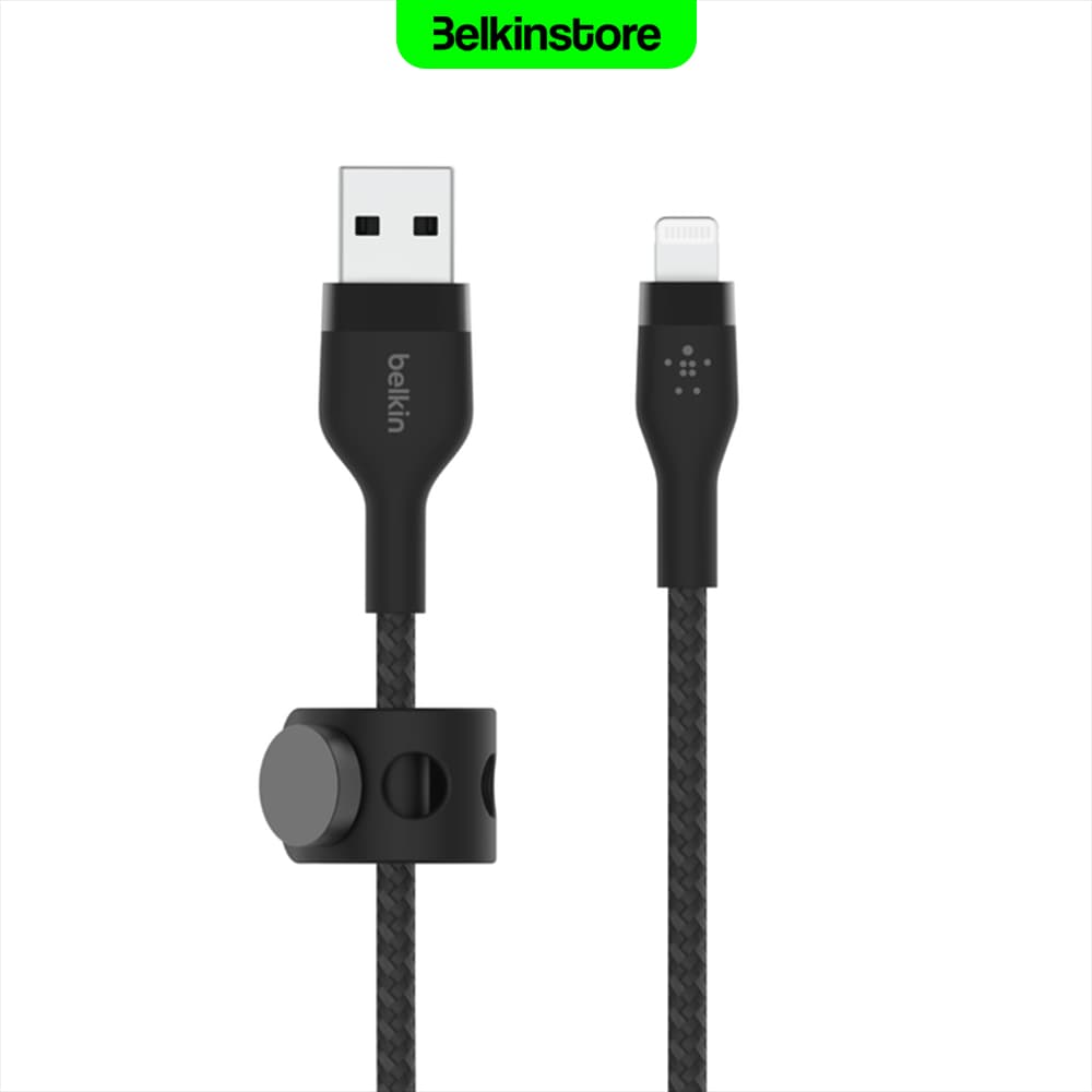 کابل لایتنینگ 1متری بلکین- BoostCharge Pro Flex – مدل CAA010bt1M