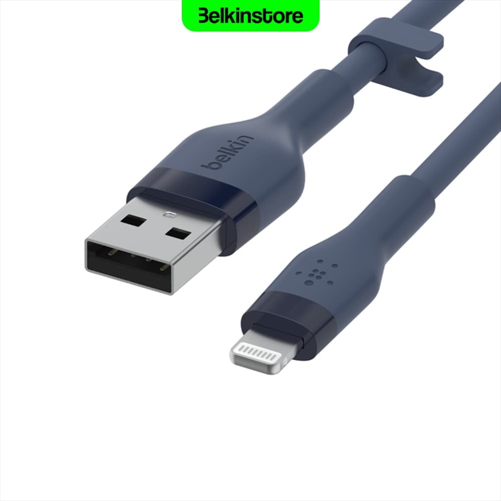 کابل لایتنینگ 1متری بلکین- BoostCharge Flex – مدل CAA008bt1M — تصویر ۸