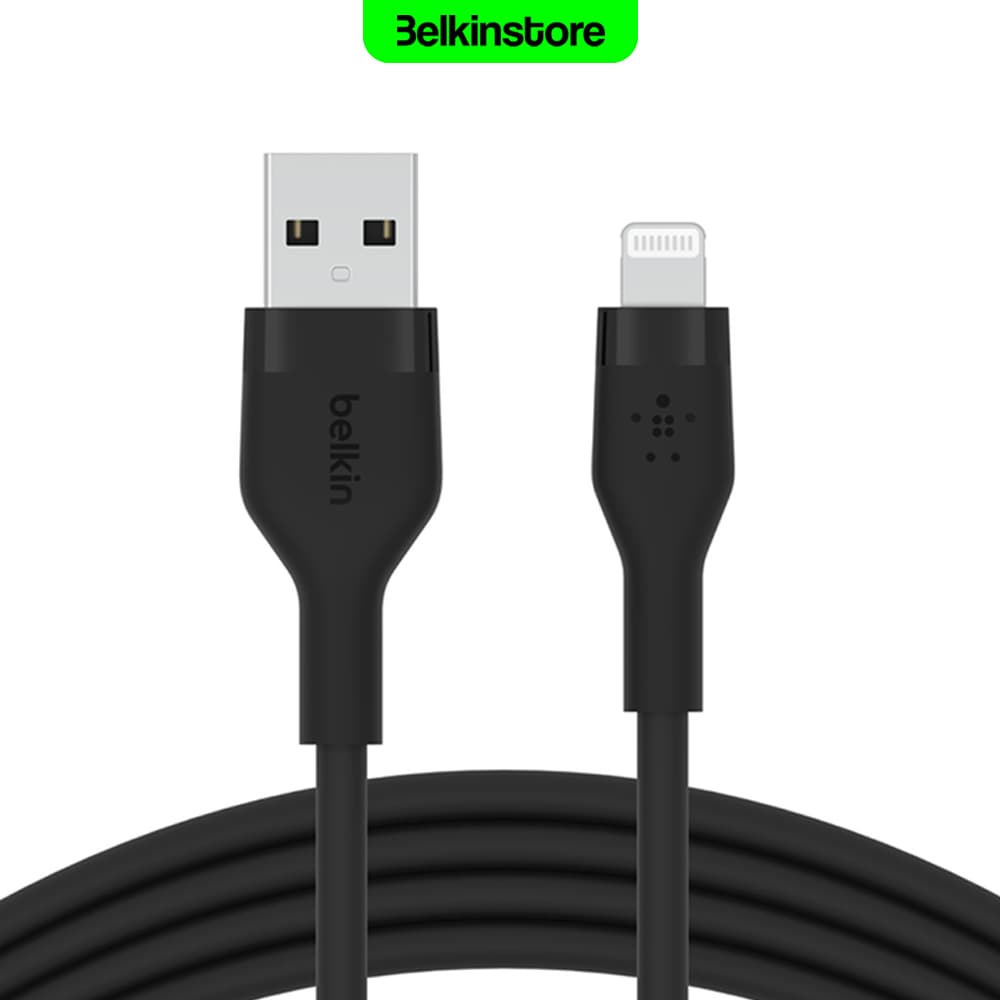 کابل لایتنینگ 1متری بلکین- BoostCharge Flex – مدل CAA008bt1M — تصویر ۵