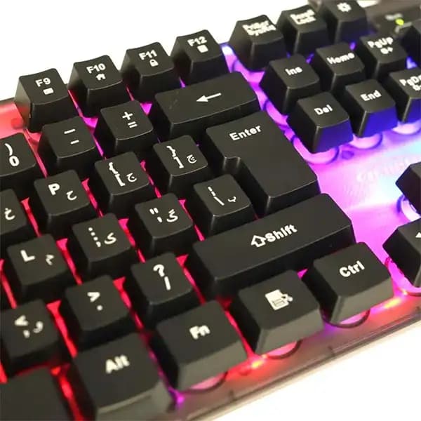 کیبورد مخصوص بازی دی نت مدل DT-996 — تصویر ۶