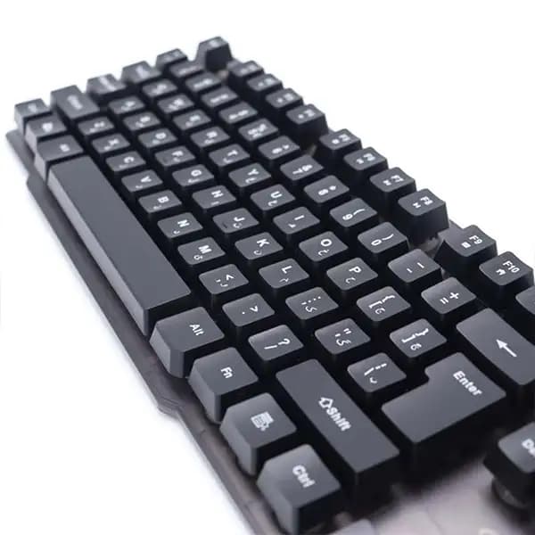 کیبورد مخصوص بازی دی نت مدل DT-996 — تصویر ۴