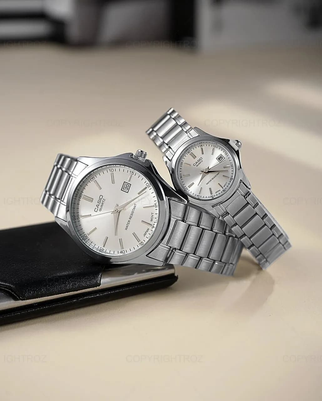 ساعت مچی ست زنانه و مردانه کاسیو CASIO مدل 1123 — تصویر ۹