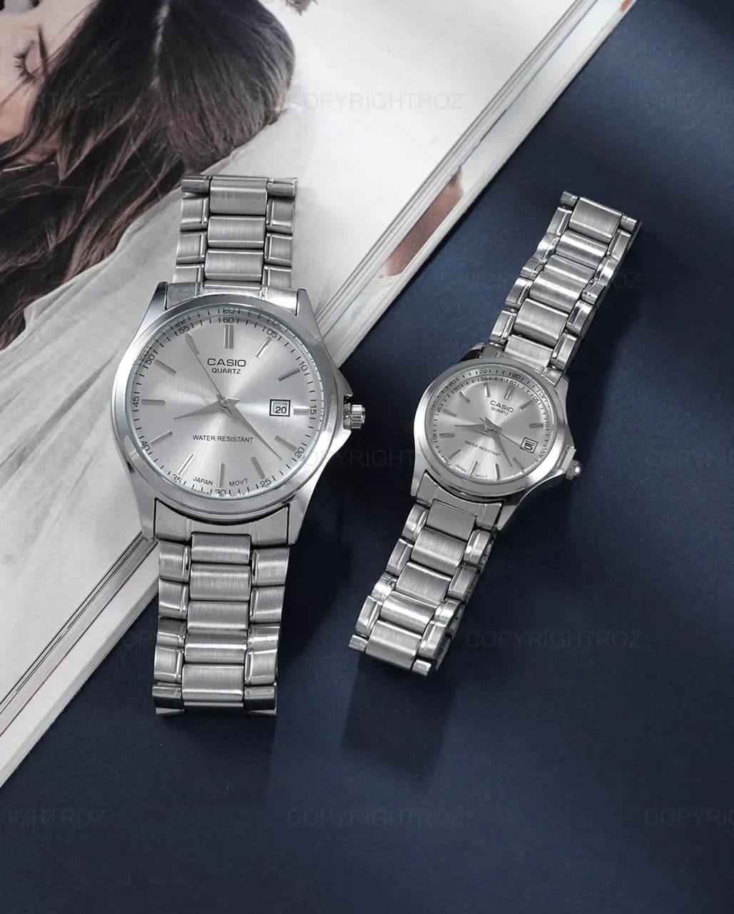 ساعت مچی ست زنانه و مردانه کاسیو CASIO مدل 1123 — تصویر ۷