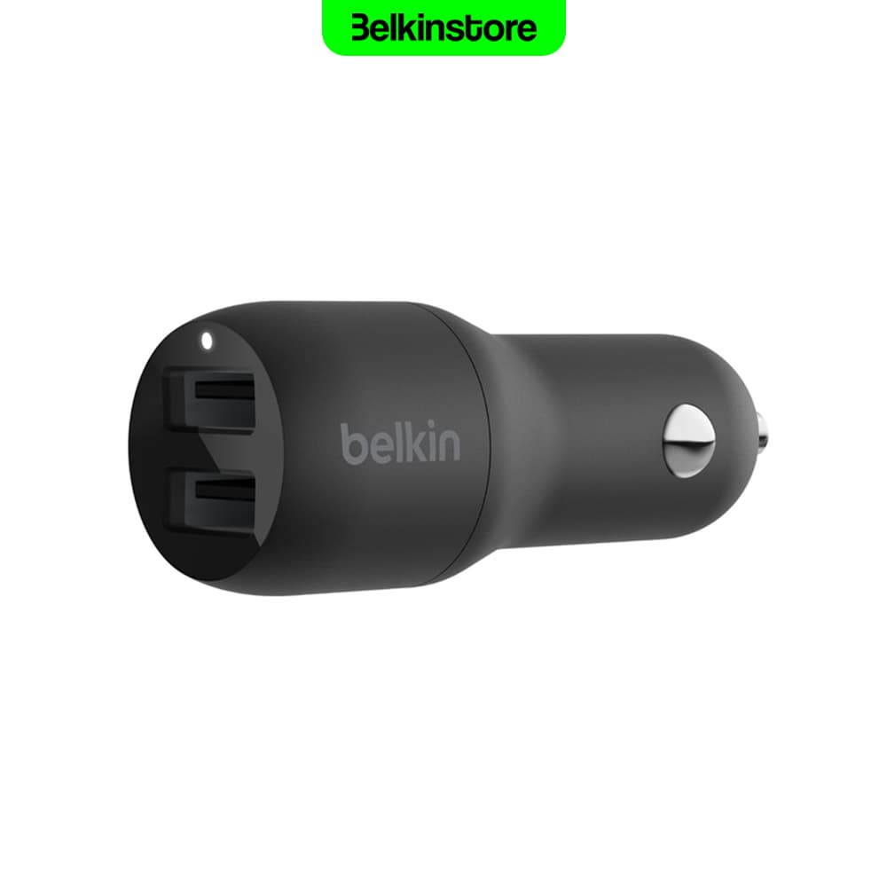 شارژر فندکی 24وات بلکین- Belkin BoostCharge Dual – مدل CCB001
