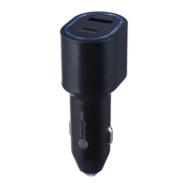 شارژر فندکی فست شارژ R80 QC3.0 PD 55W — تصویر ۳