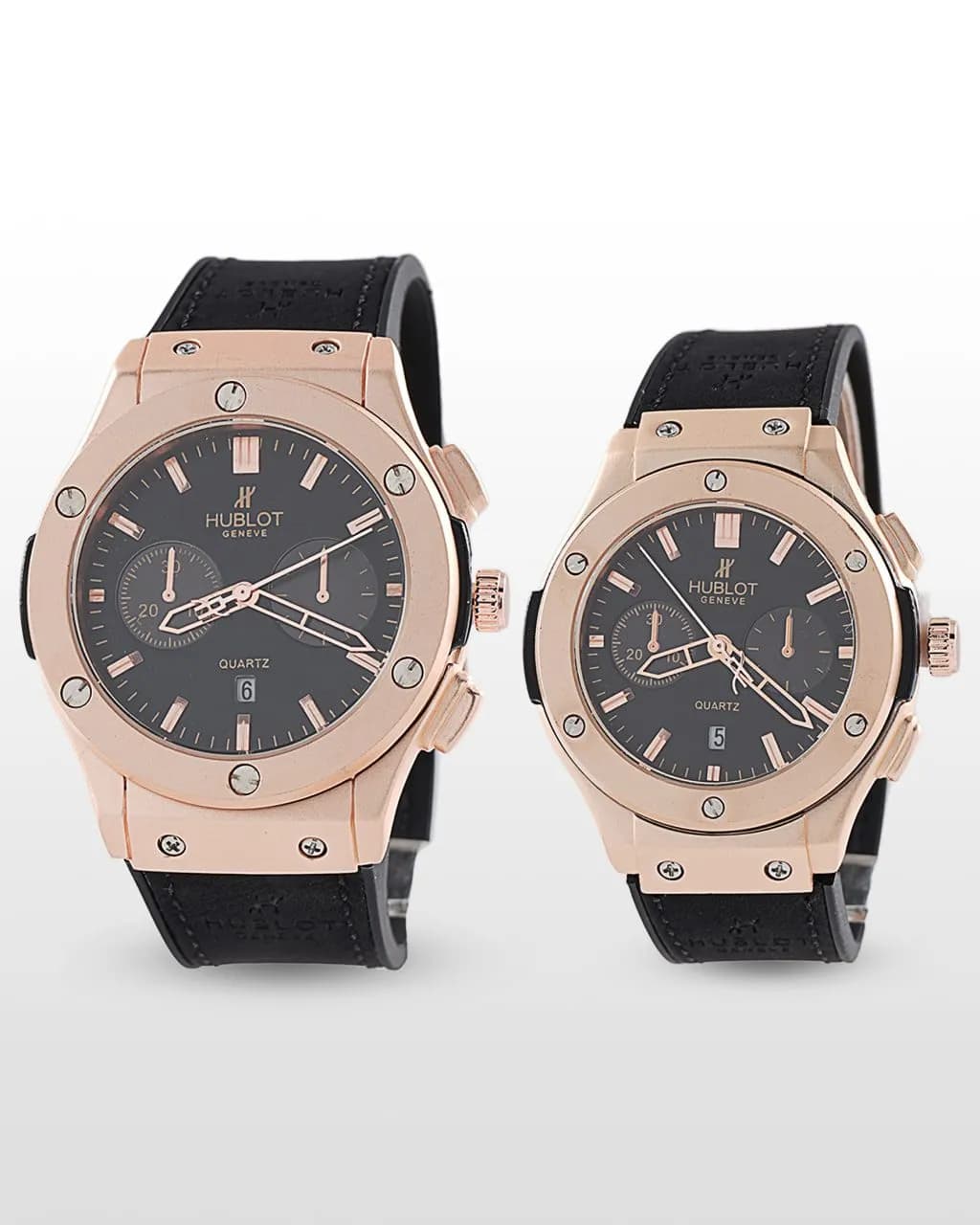 ‏‌‎ست ساعت مچی مردانه و زنانه هابلوت HUBLOT مدل 1096 — تصویر ۲