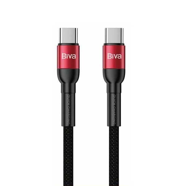 کابل دوسر تایپ سی Biva C-15CC 3A 60W 1.2m — تصویر ۶