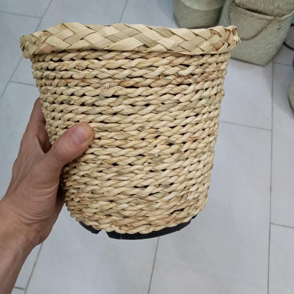 گلدان حصیری مدل پیچ — تصویر ۶