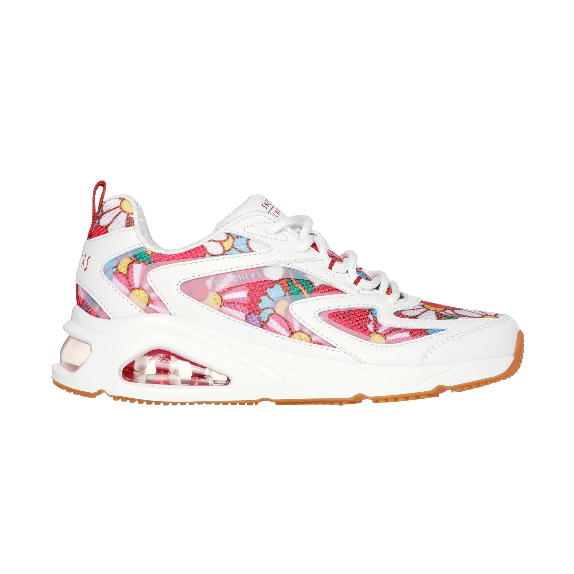 کفش زنانه اسکچرز مدل 177948 WMLT Tres-Air Uno – Ricardo Cavolo Spring Bloom — تصویر ۸
