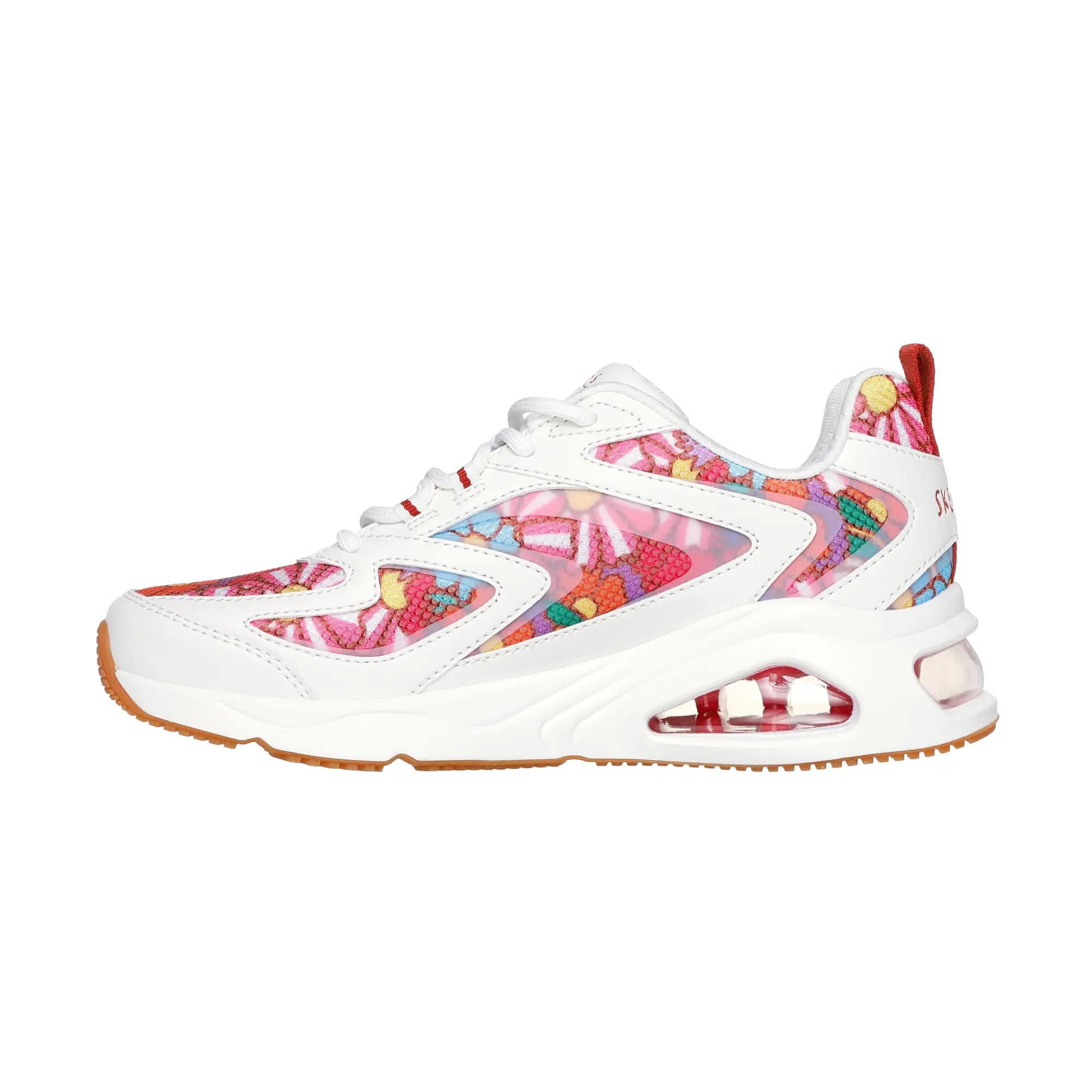 کفش زنانه اسکچرز مدل 177948 WMLT Tres-Air Uno – Ricardo Cavolo Spring Bloom — تصویر ۴