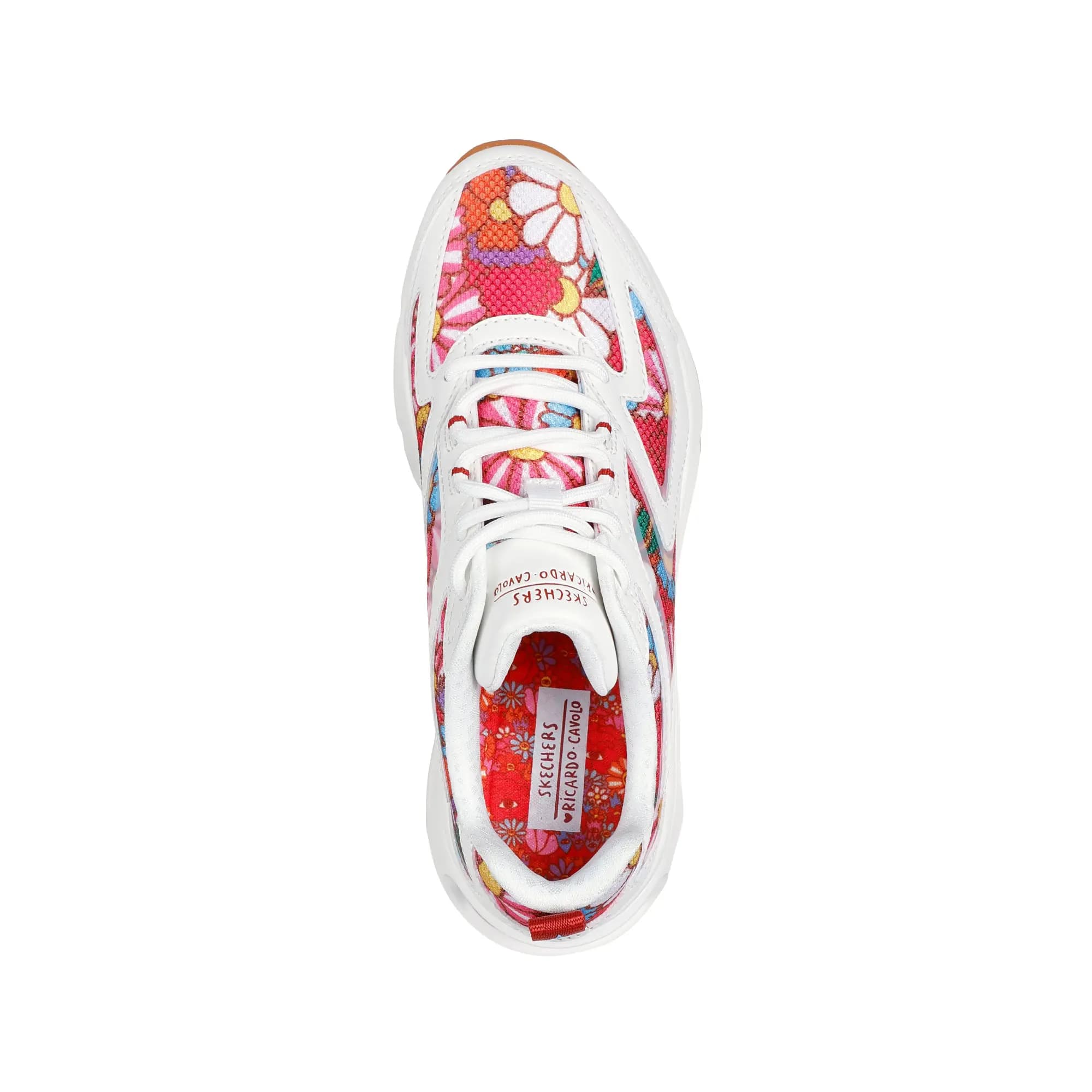 کفش زنانه اسکچرز مدل 177948 WMLT Tres-Air Uno – Ricardo Cavolo Spring Bloom — تصویر ۵