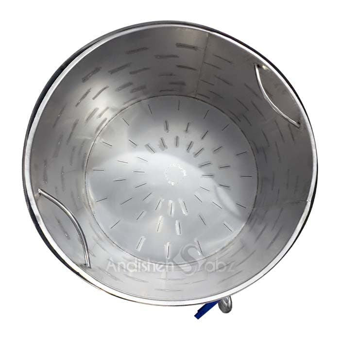 دیگ پلویی 35 کیلویی صنعتی (چلوپز استیل) — تصویر ۱۰