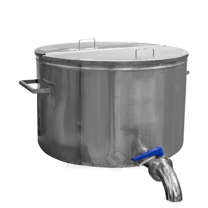 دیگ پلویی 35 کیلویی صنعتی (چلوپز استیل)