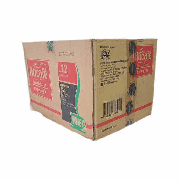 کاپوچینو علی کافه عمده حاوی 12 بسته 20 عددی