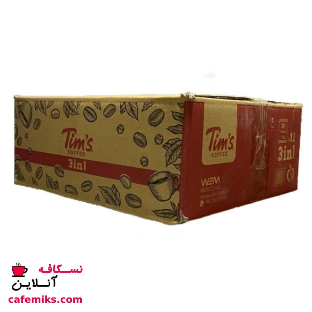 کافی میکس تیمز 3 در 1 عمده 20عددی — تصویر ۲