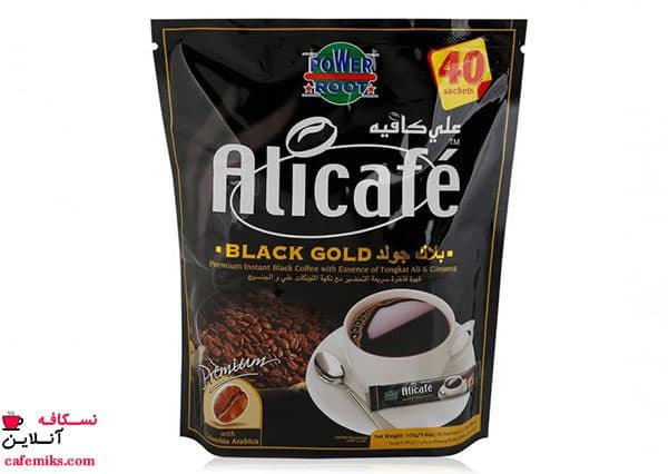 قهوه فوری علی کافه Alicafe Black Gold(40عددی)