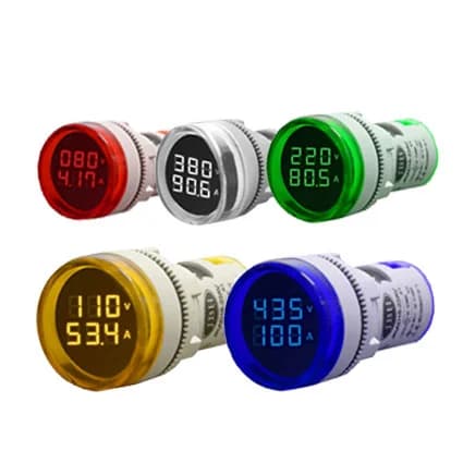 چراغ سیگنال ولت متر JBH گرد قطر22 20V-500V AC | خرید با گارانتی معتبر — تصویر ۳